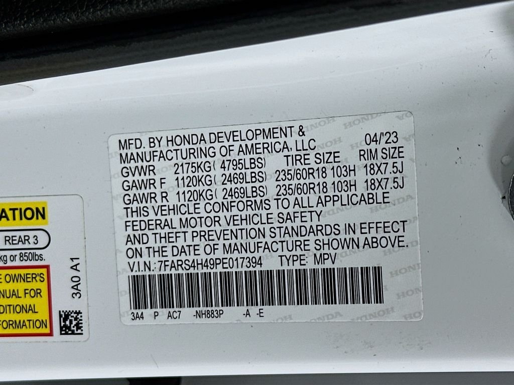 Certified Used 2023 Lunar Silver Metallic Honda EX image 33