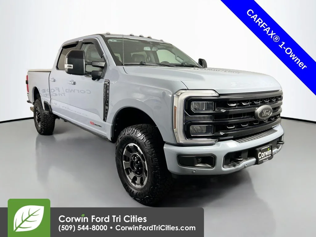 Used 2024 Glacier Gray Metallic Ford Lariat image 1