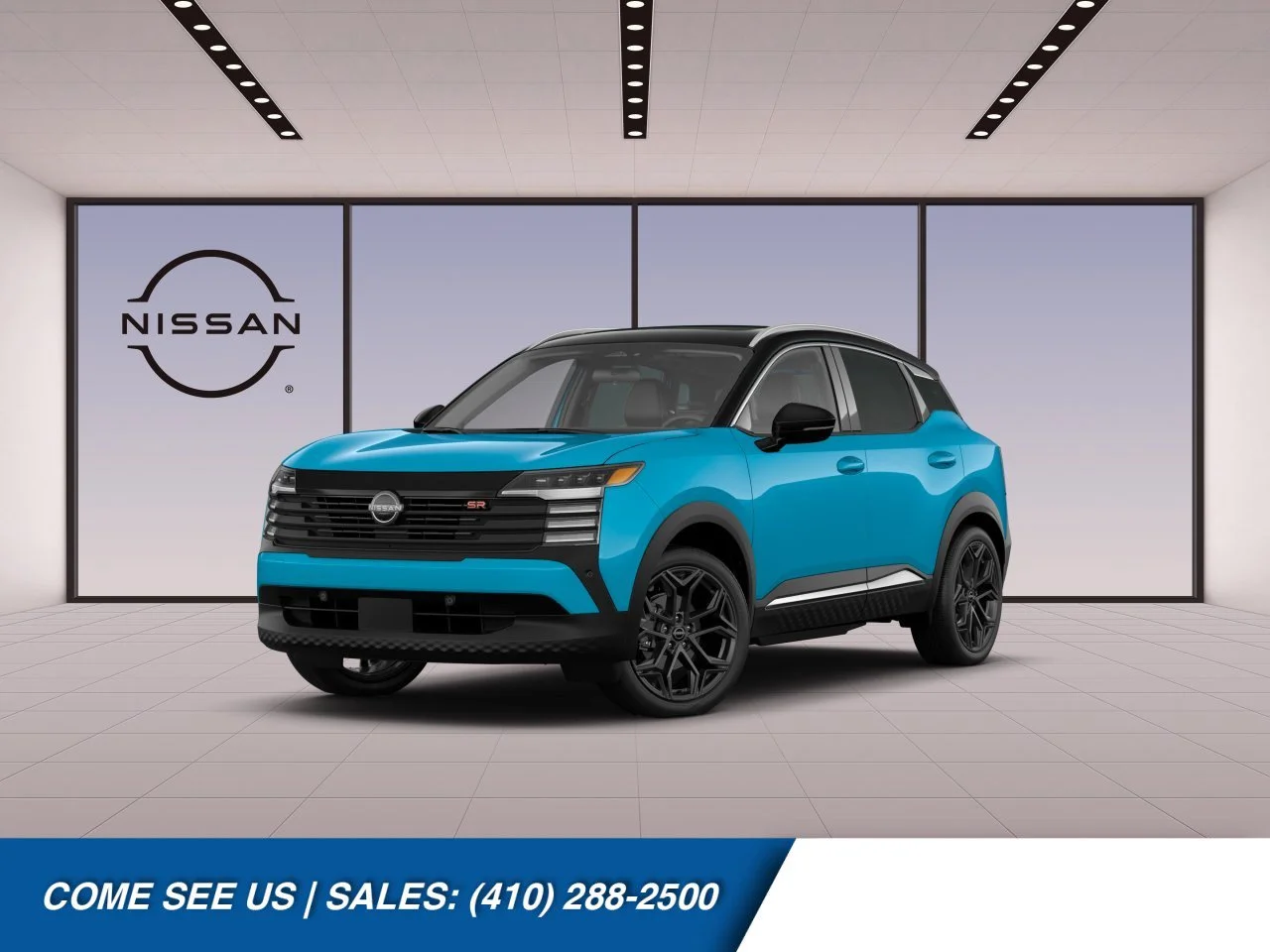 New 2026 Arctic Ice Blue Metallic / Super Black Two-tone Nissan SR image 1