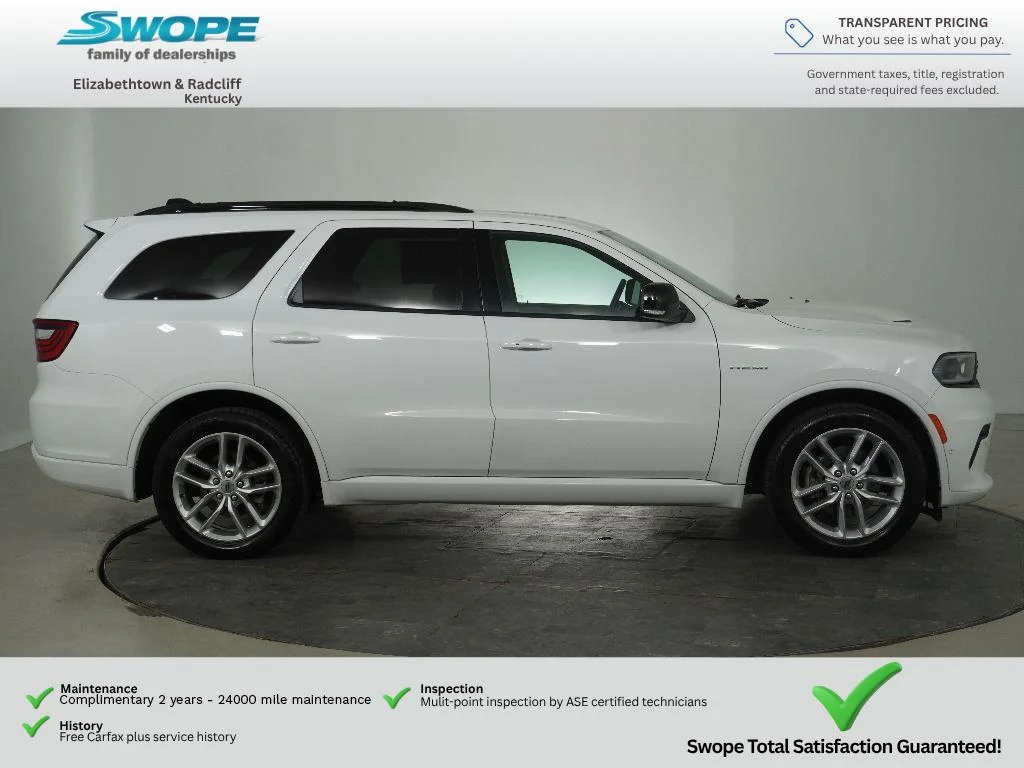 Used 2024 White Knuckle Clearcoat Dodge R/T Plus image 2