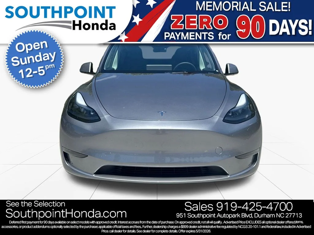 Used 2024 Tesla Model Y Performance with VIN 7SAYGDEFXRA324364 for sale in Durham, NC