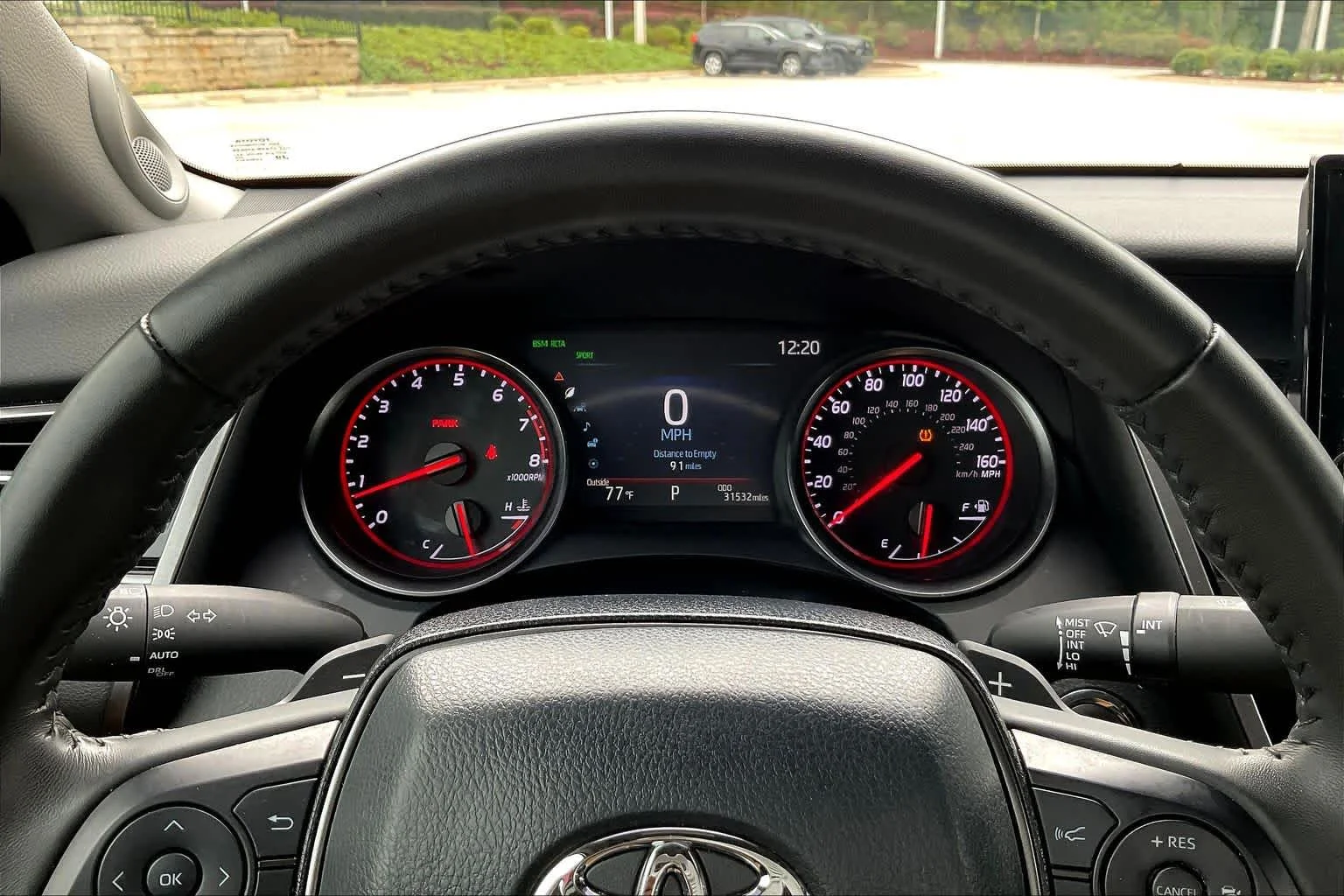 Used 2024 Supersonic Red Toyota XSE V6 image 26