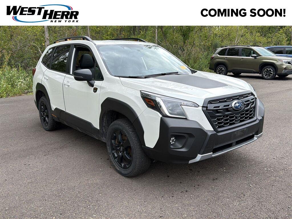 Used 2024 Crystal White Pearl Subaru Wilderness image 1