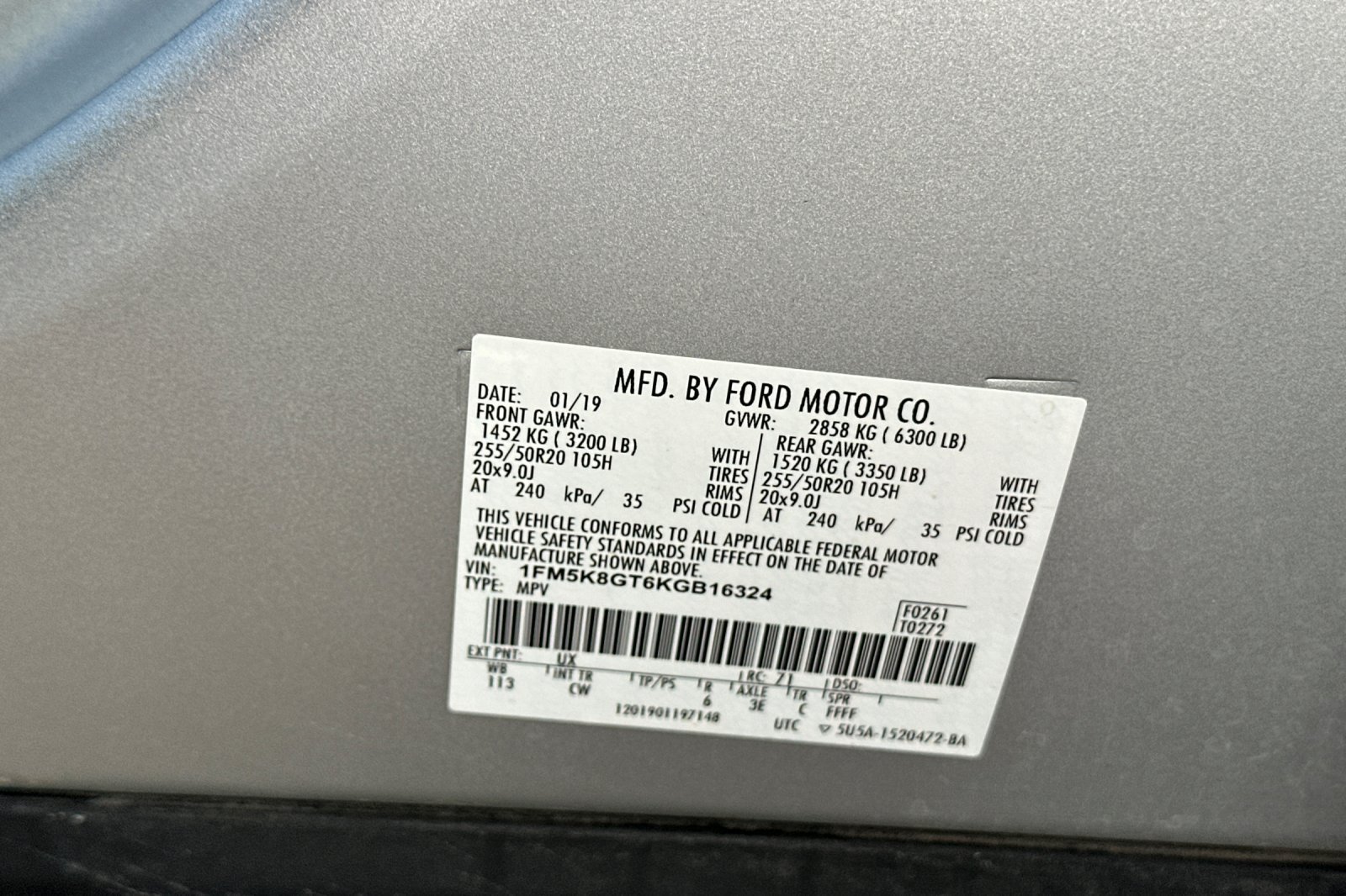 Used 2019 Silver Ford Sport image 34