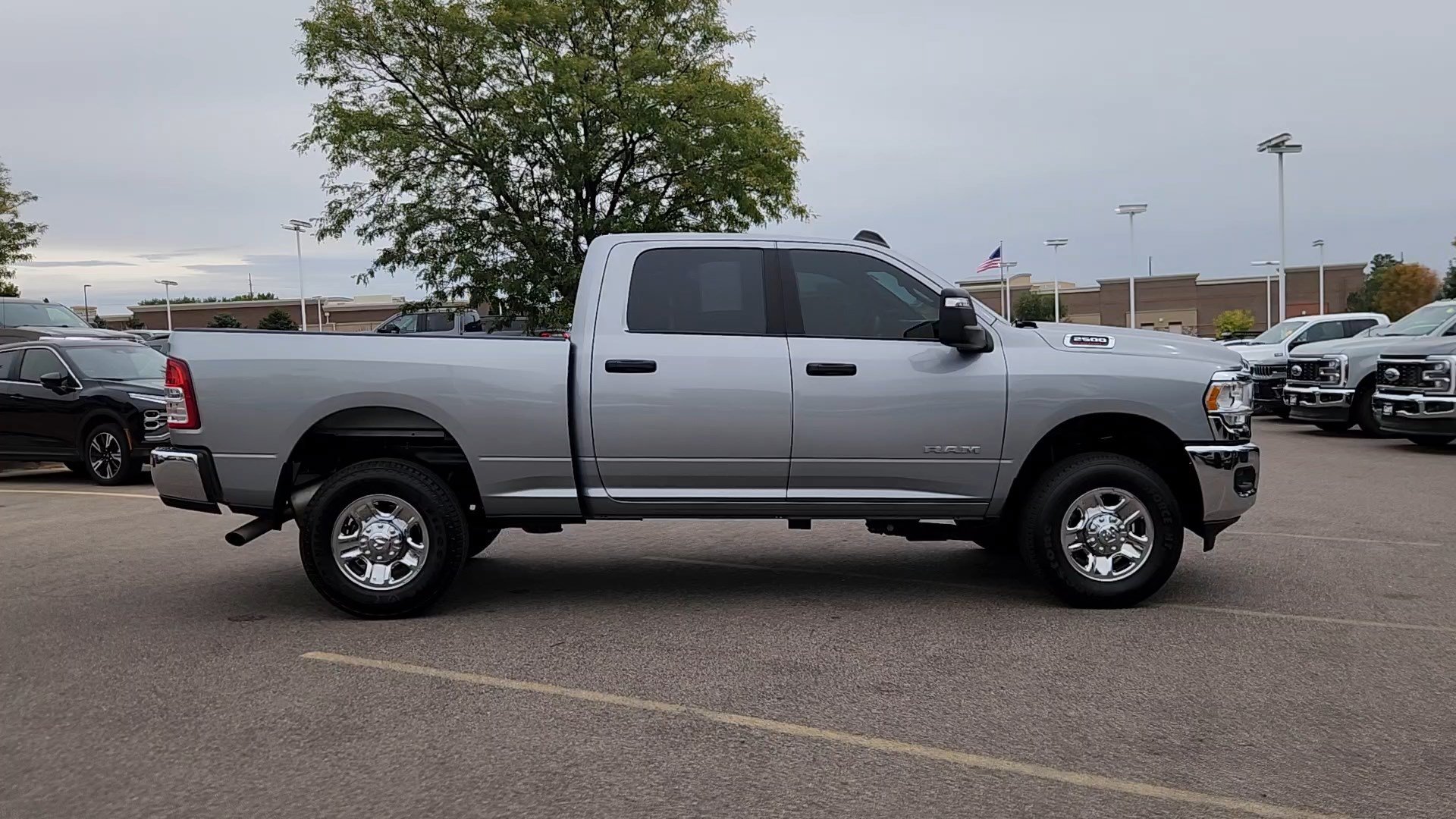Used 2024 Billet Silver Metallic Clearcoat Ram Big Horn image 11