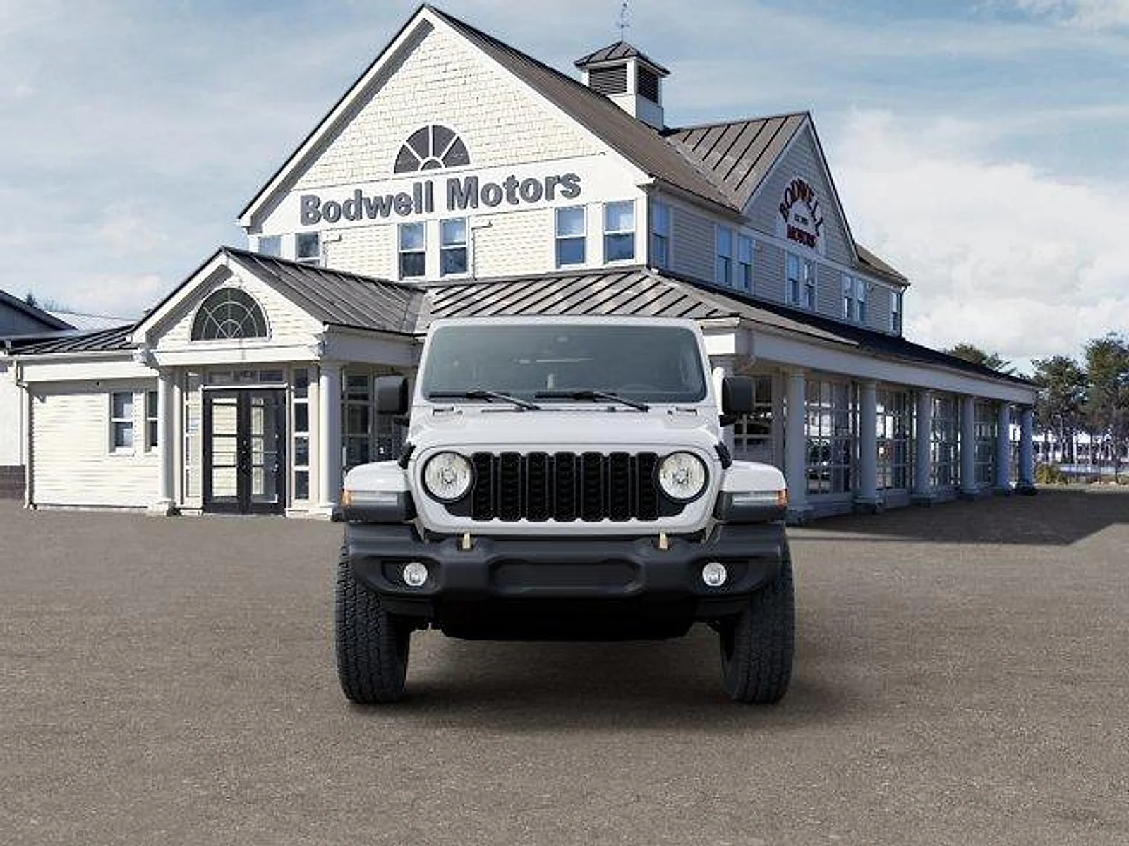 New 2026 Bright White Clear-Coat Exterior Paint Jeep 4-Door 85th Anniversary Edition image 6