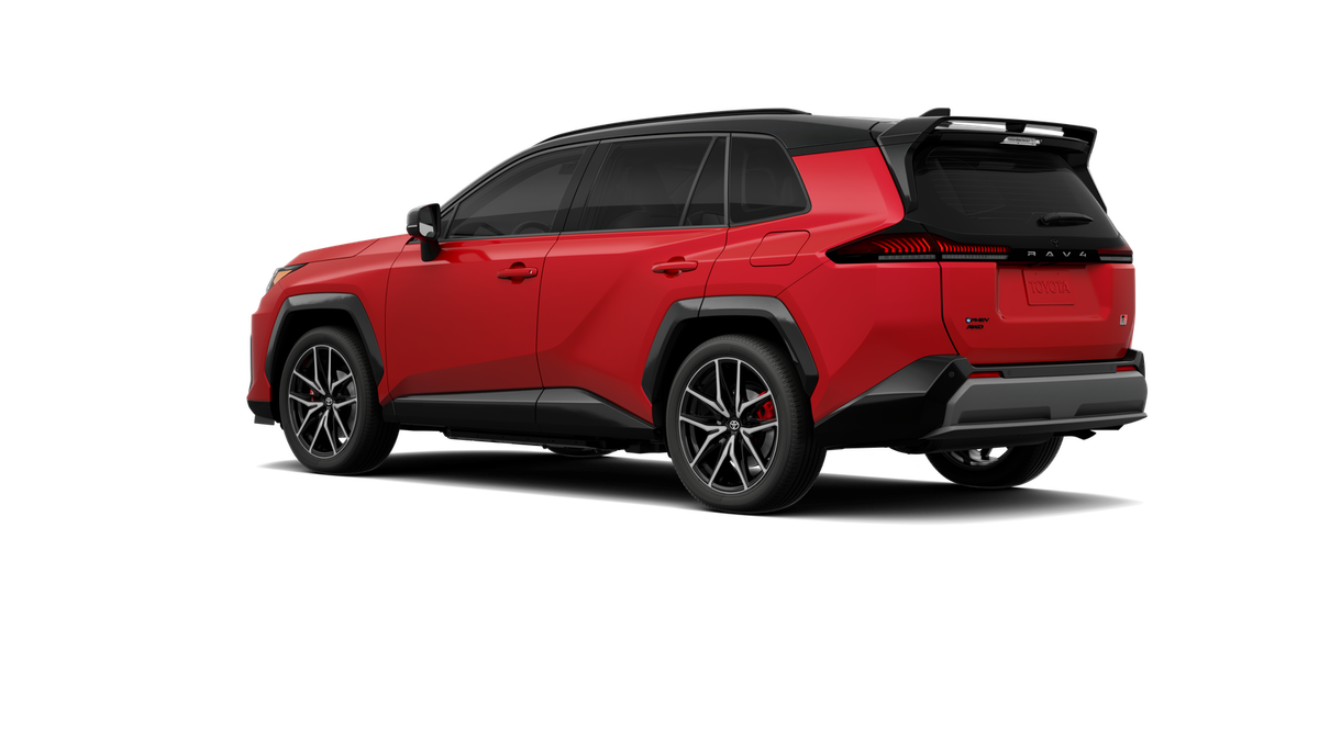New 2026 Supersonic Red with Midnight Black Metallic roof Toyota GR SPORT image 6