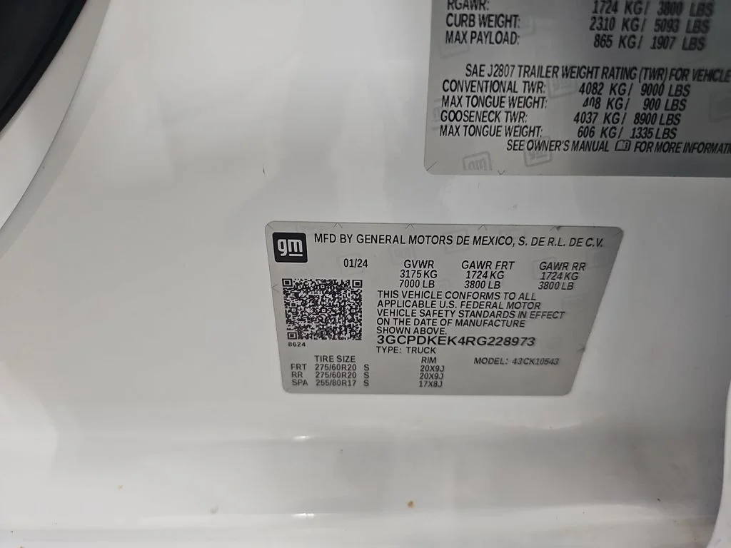Certified Used 2024 White Chevrolet LT image 41