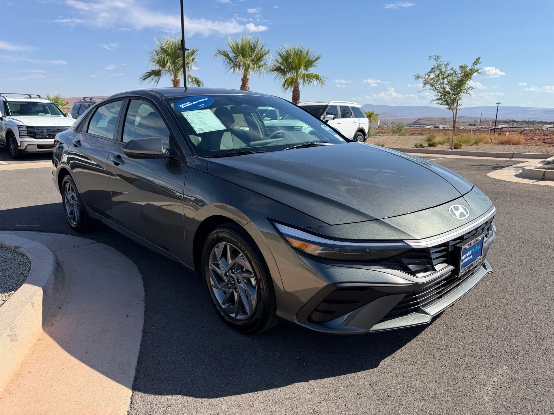 Certified Used 2025 Gray Hyundai Blue image 3