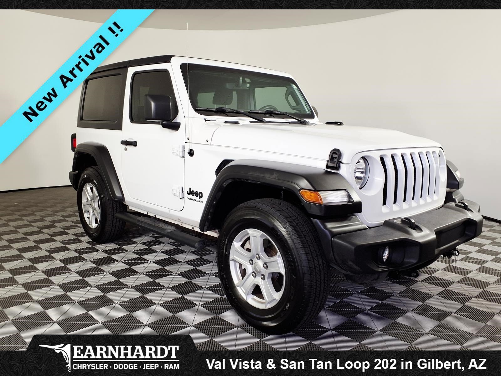 Certified Used 2022 Bright White Clearcoat Jeep Sport S image 3
