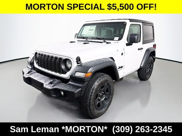 New 2026 Bright White Clear-Coat Exterior Paint Jeep Sport image 3
