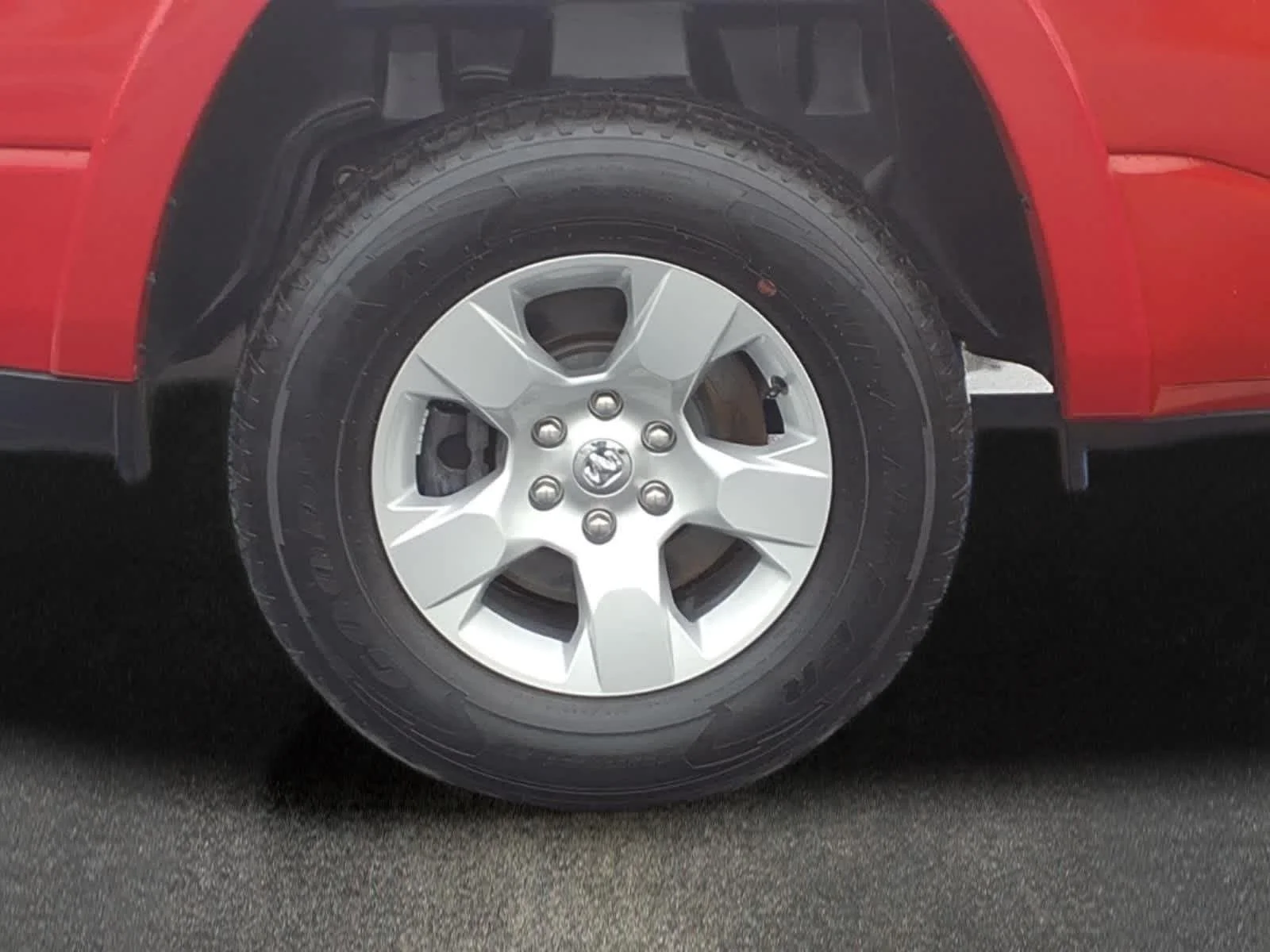 Used 2025 Flame Red Clearcoat Ram Big Horn image 3