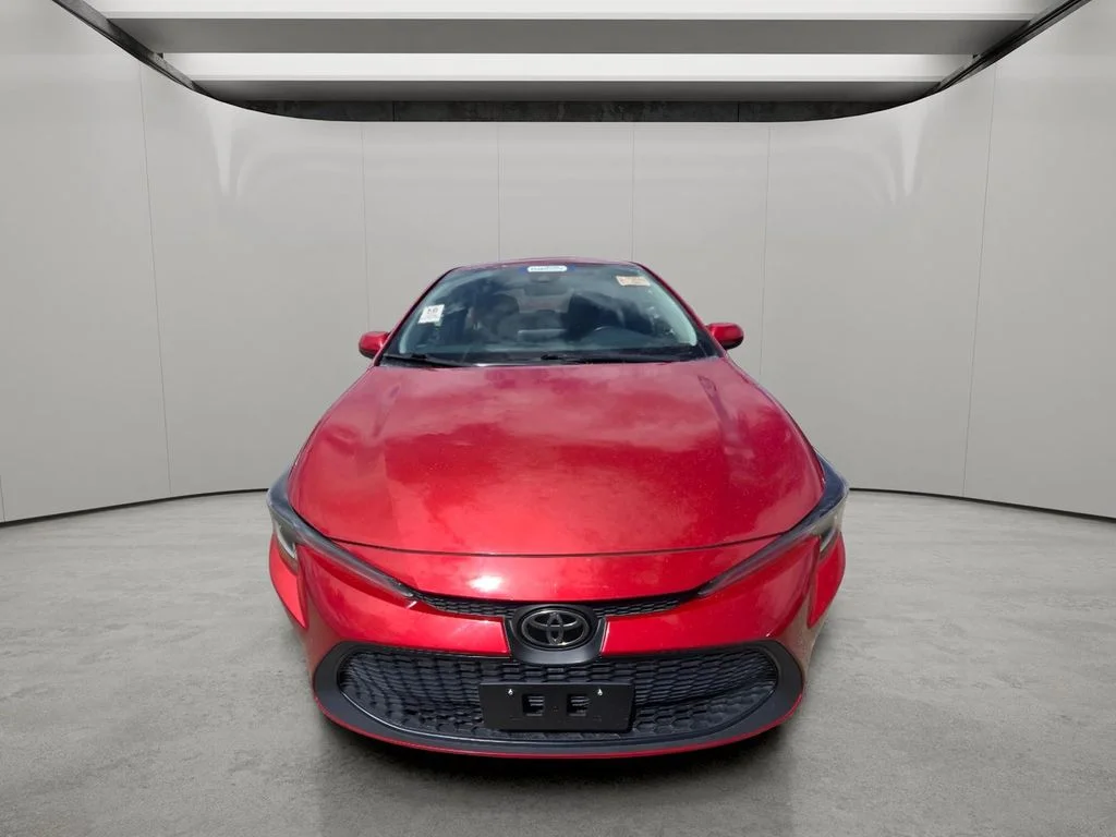 Used 2021 Barcelona Red Metallic Toyota LE image 16