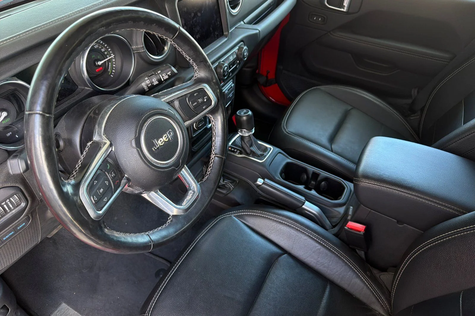 Used 2022 Red Jeep Unlimited Sahara 4xe image 12