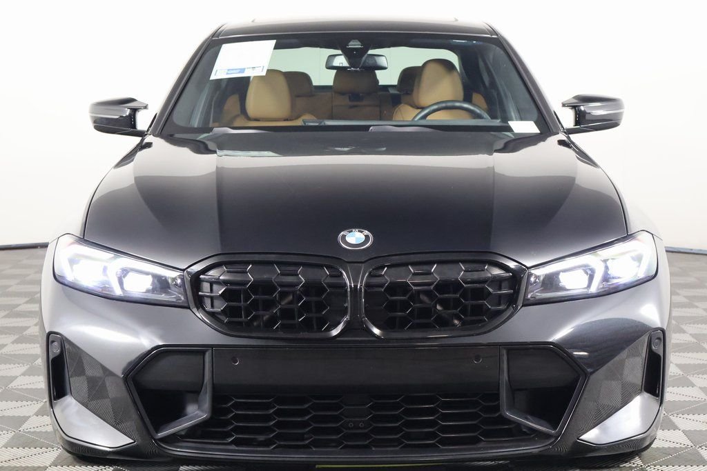 Certified Used 2024 Black Sapphire Metallic BMW M340i image 2