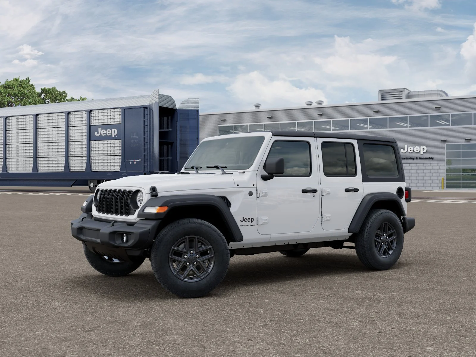 New 2026 Bright White Clearcoat Jeep Sport S image 2