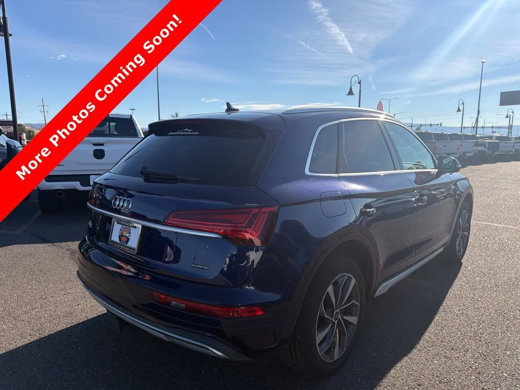 Used 2021 Blue Audi 45 Premium Plus image 2
