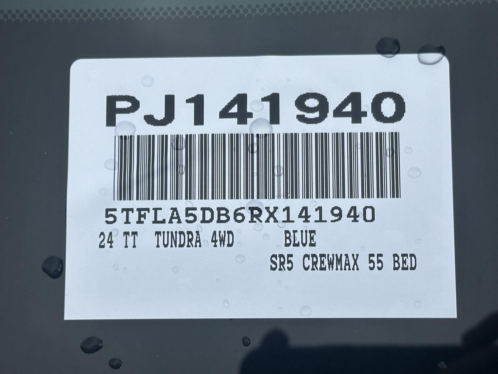 Used 2024 Blueprint Toyota SR5 image 15