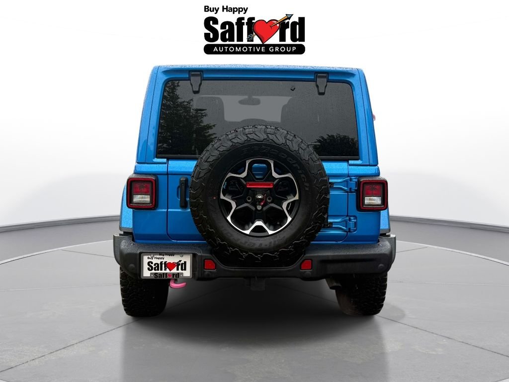 Used 2022 Blue Jeep Unlimited Sahara image 7