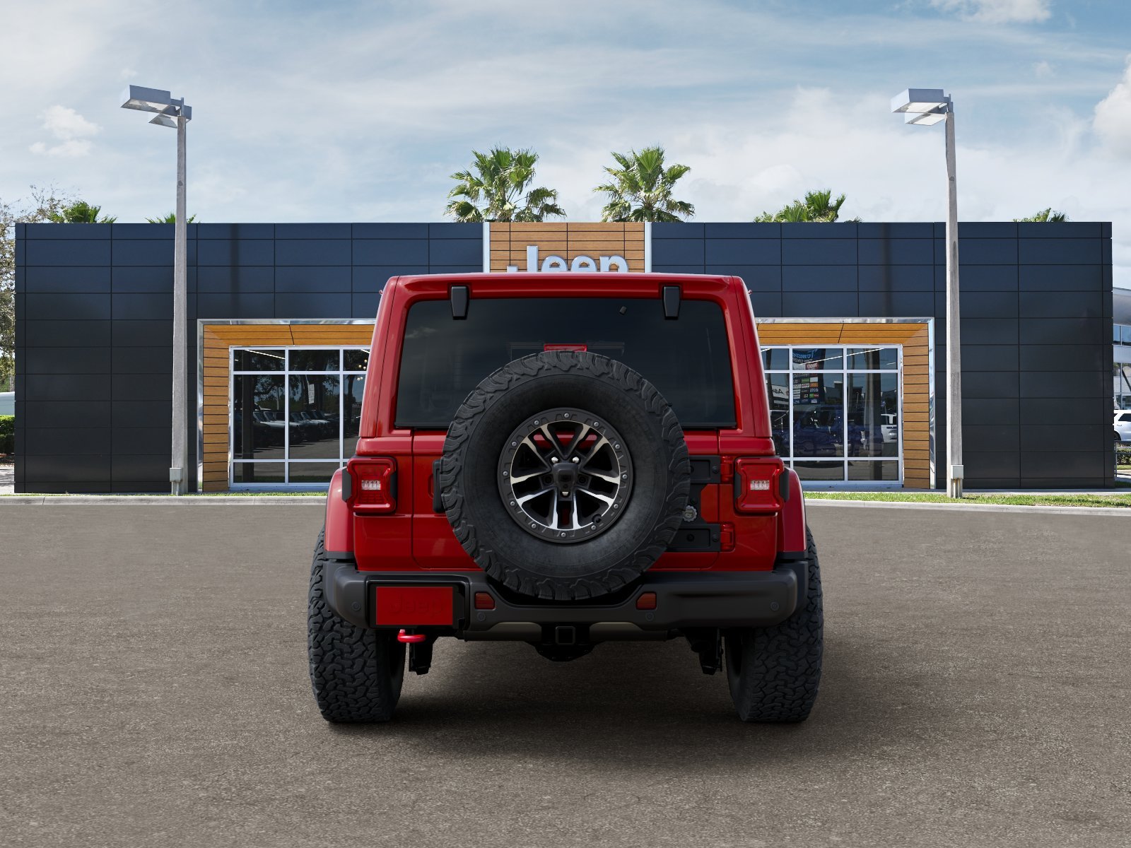 New 2026 Firecracker Red Clear-Coat Exterior Paint Jeep Rubicon X image 7