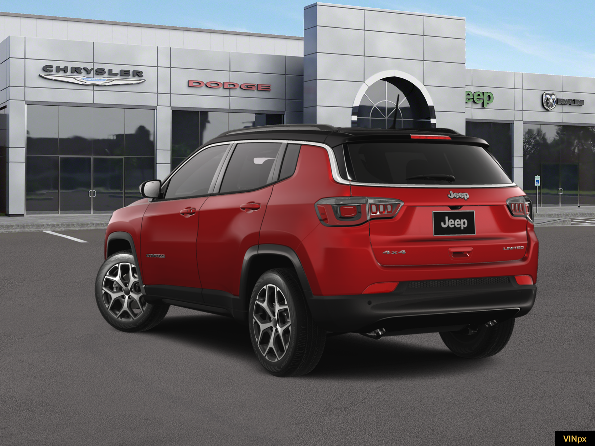 New 2026 Red Hot Pearlcoat Jeep Limited image 5