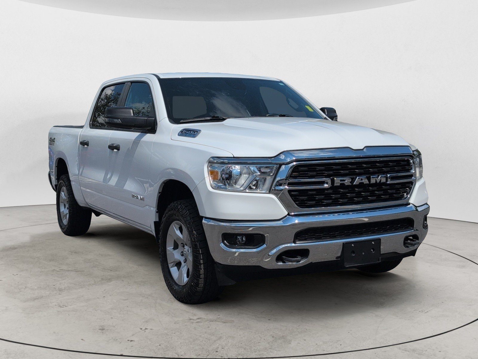 Used 2024 Bright White Clearcoat Ram Big Horn image 2