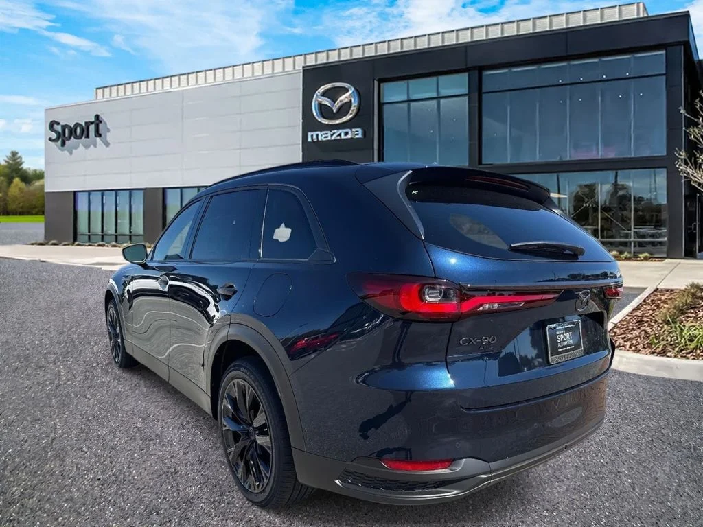 New 2026 Deep Crystal Blue Mica Mazda 3.3 Turbo Premium Sport AWD image 6