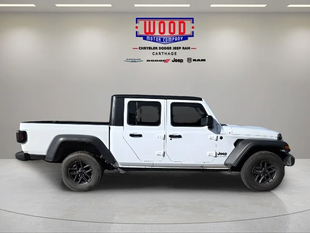 Used 2025 Bright White Clearcoat Jeep Sport S image 2