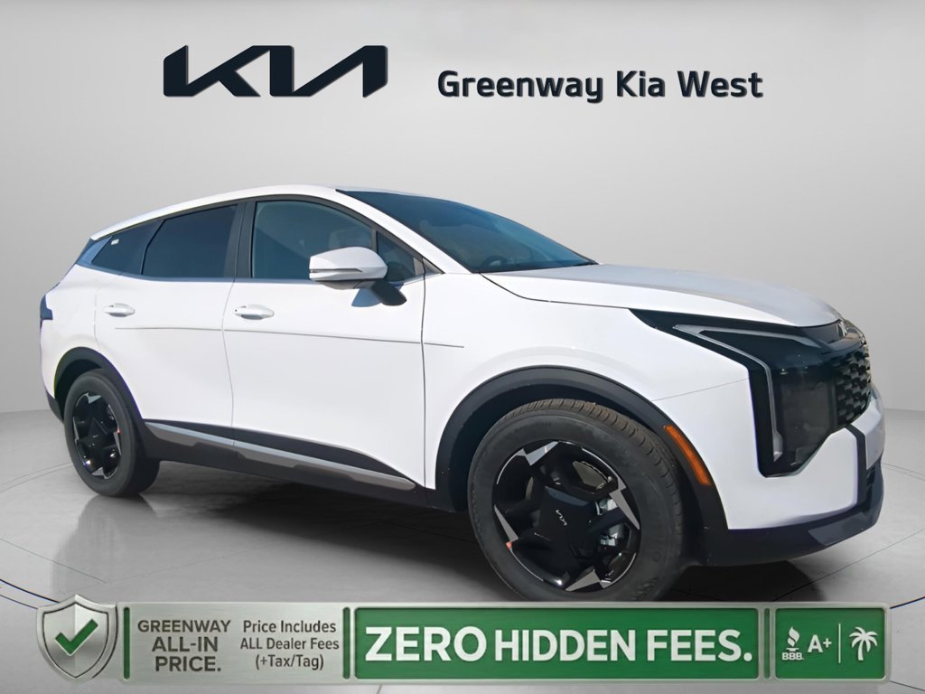New 2026 Glacial White Pearl Kia EX image 1