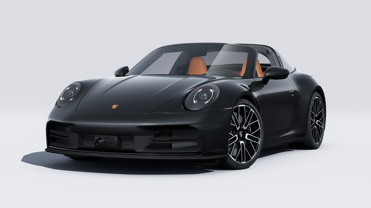 New 2026 Jet Black Metallic Porsche Targa 4S image 1