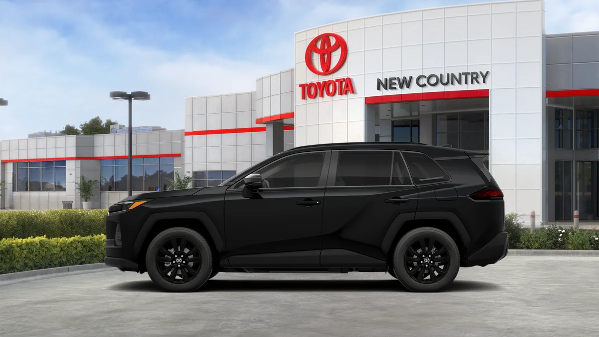 New 2026 Midnight Black Metallic Toyota XLE Premium image 4