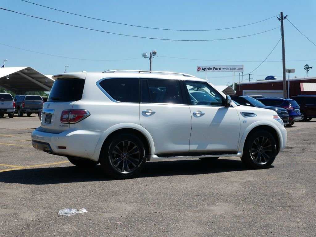 Certified Used 2019 White Nissan Platinum image 3