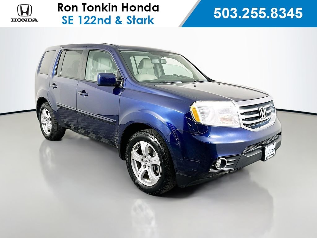 Used 2015 Obsidian Blue Pearl Honda EX-L image 1