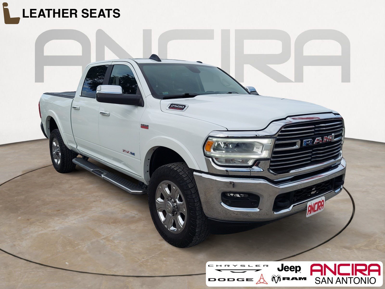 Used 2022 Bright White Clearcoat Ram Laramie image 1