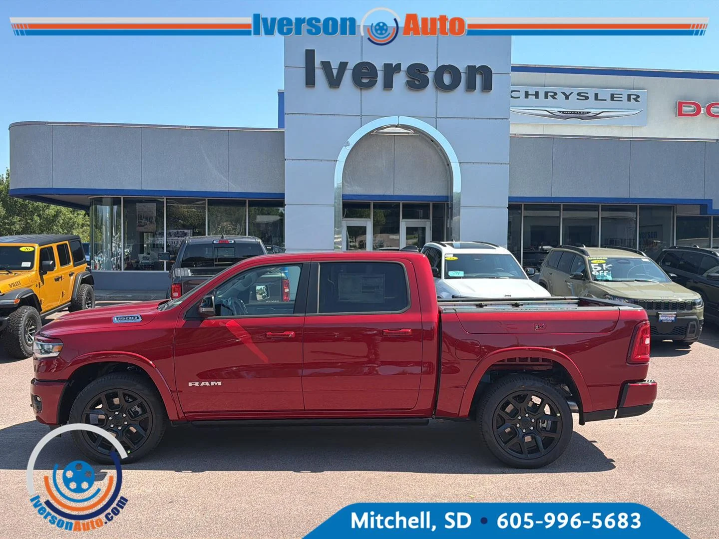 New 2027 Molten Red Pearlcoat Ram Laramie image 1