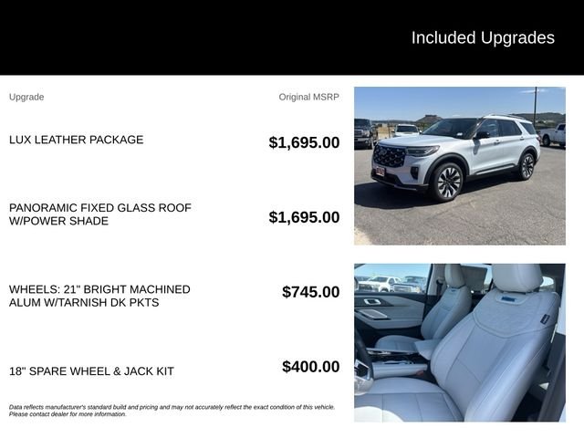 New 2026 White Ford Platinum image 5