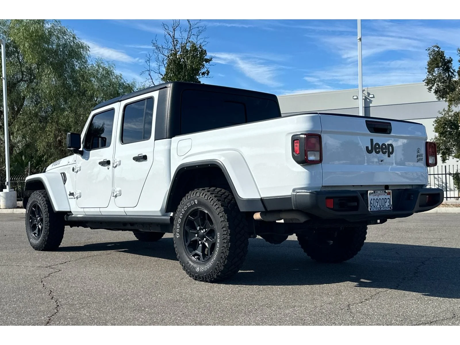 Used 2022 Bright White Clearcoat Jeep Willys image 3