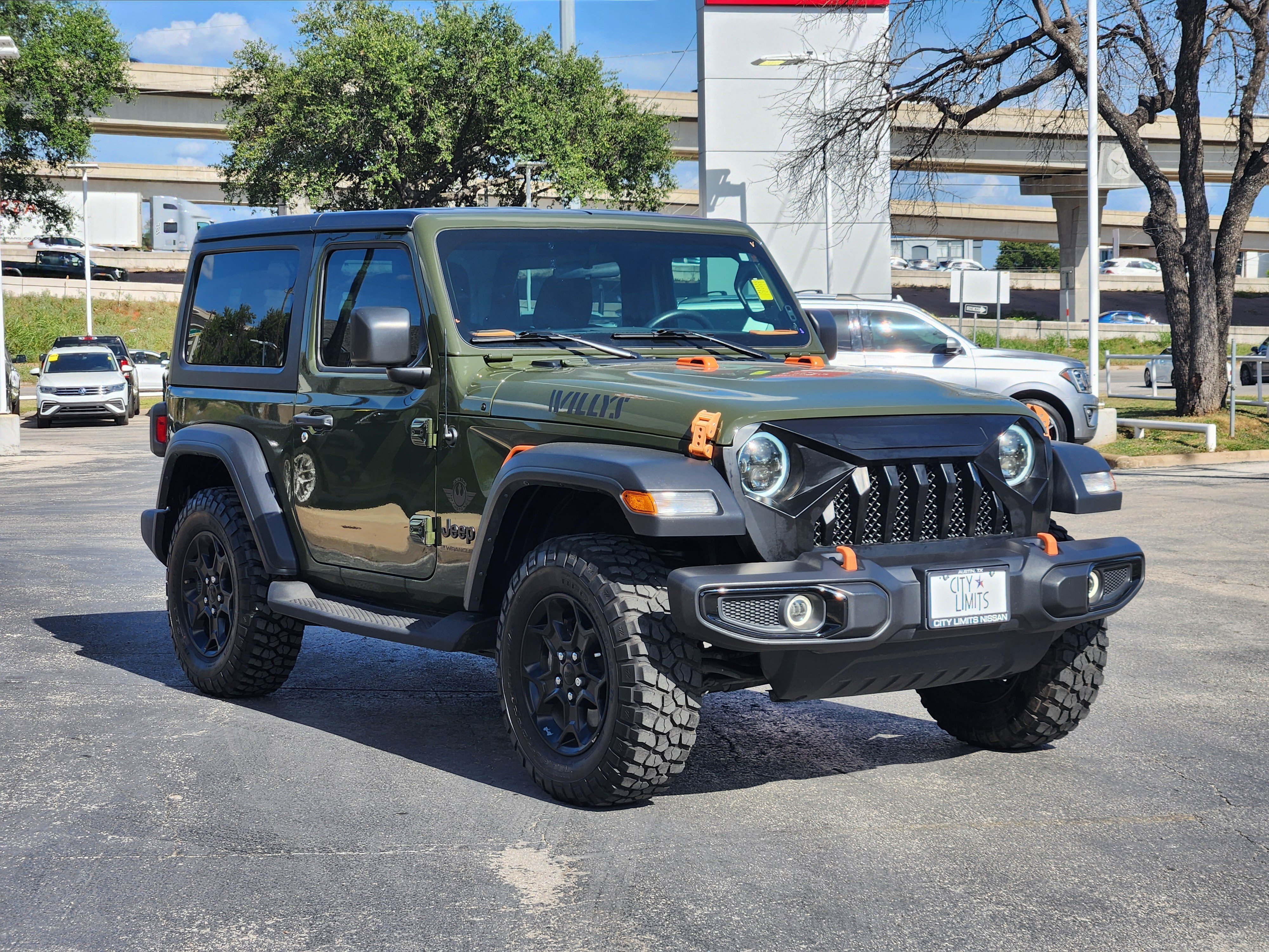 Used 2023 Sarge Green Clear Coat Jeep Willys Sport image 3