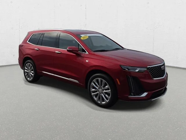 Used 2023 Radiant Red Cadillac Premium Luxury image 3