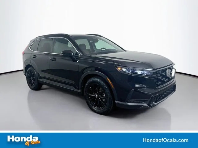 Certified Used 2024 Crystal Black Pearl Honda Sport image 1