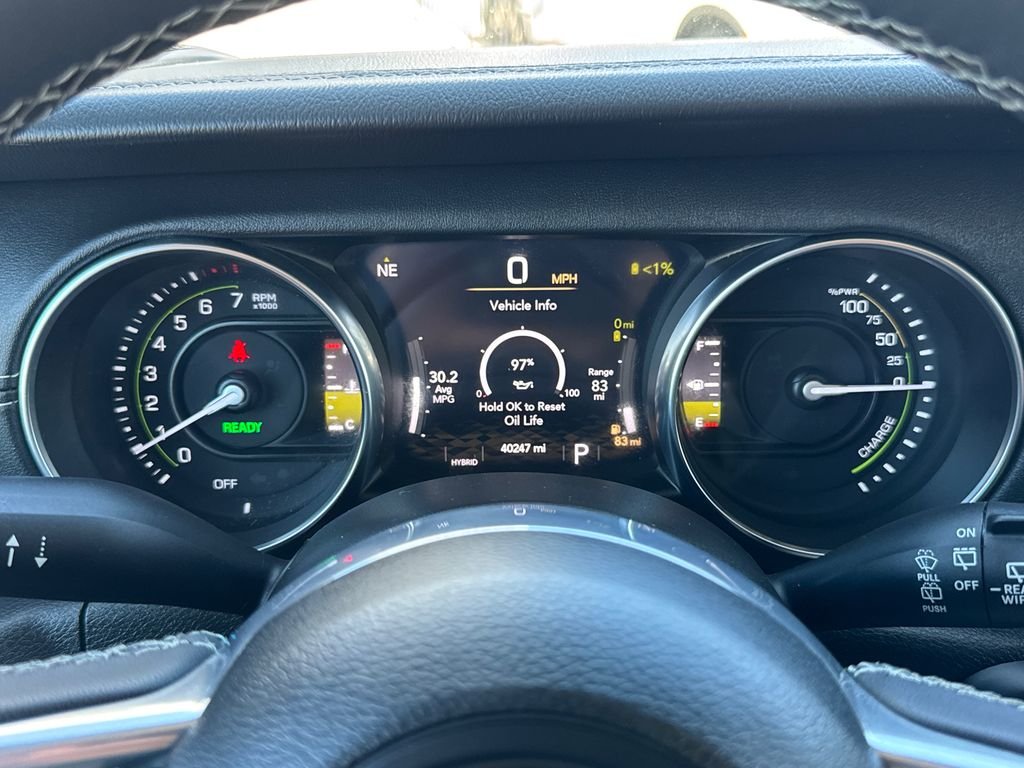 Used 2023 Black Jeep Sahara 4xe image 32