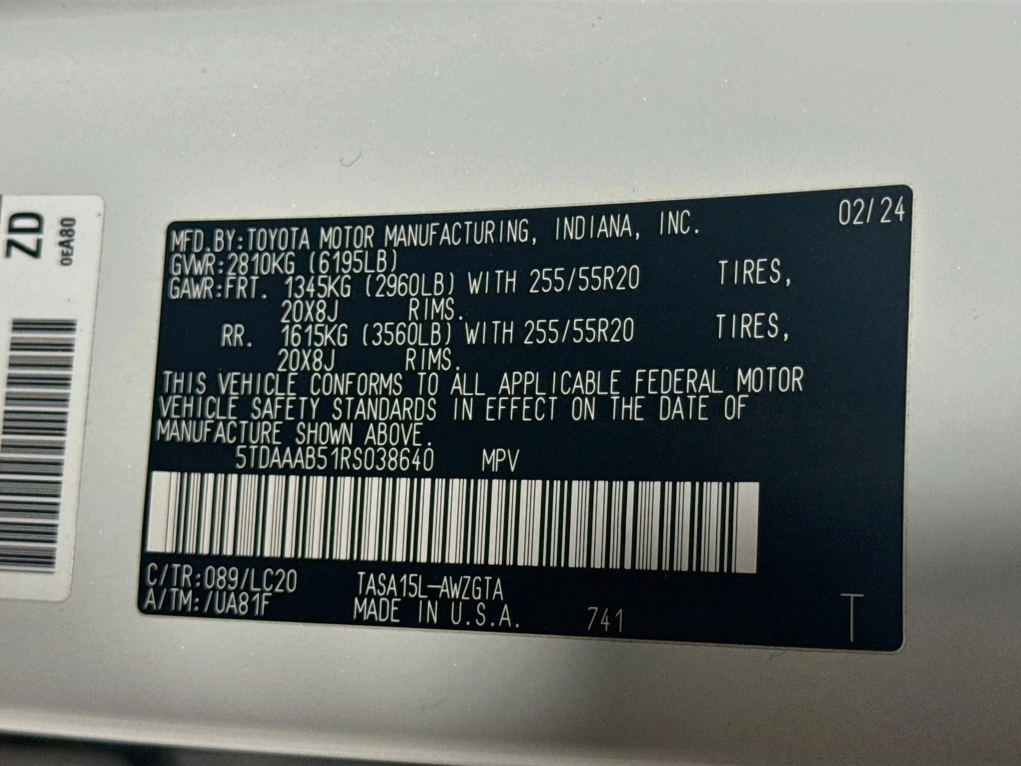 Certified Used 2024 Wind Chill Pearl Toyota Limited image 34