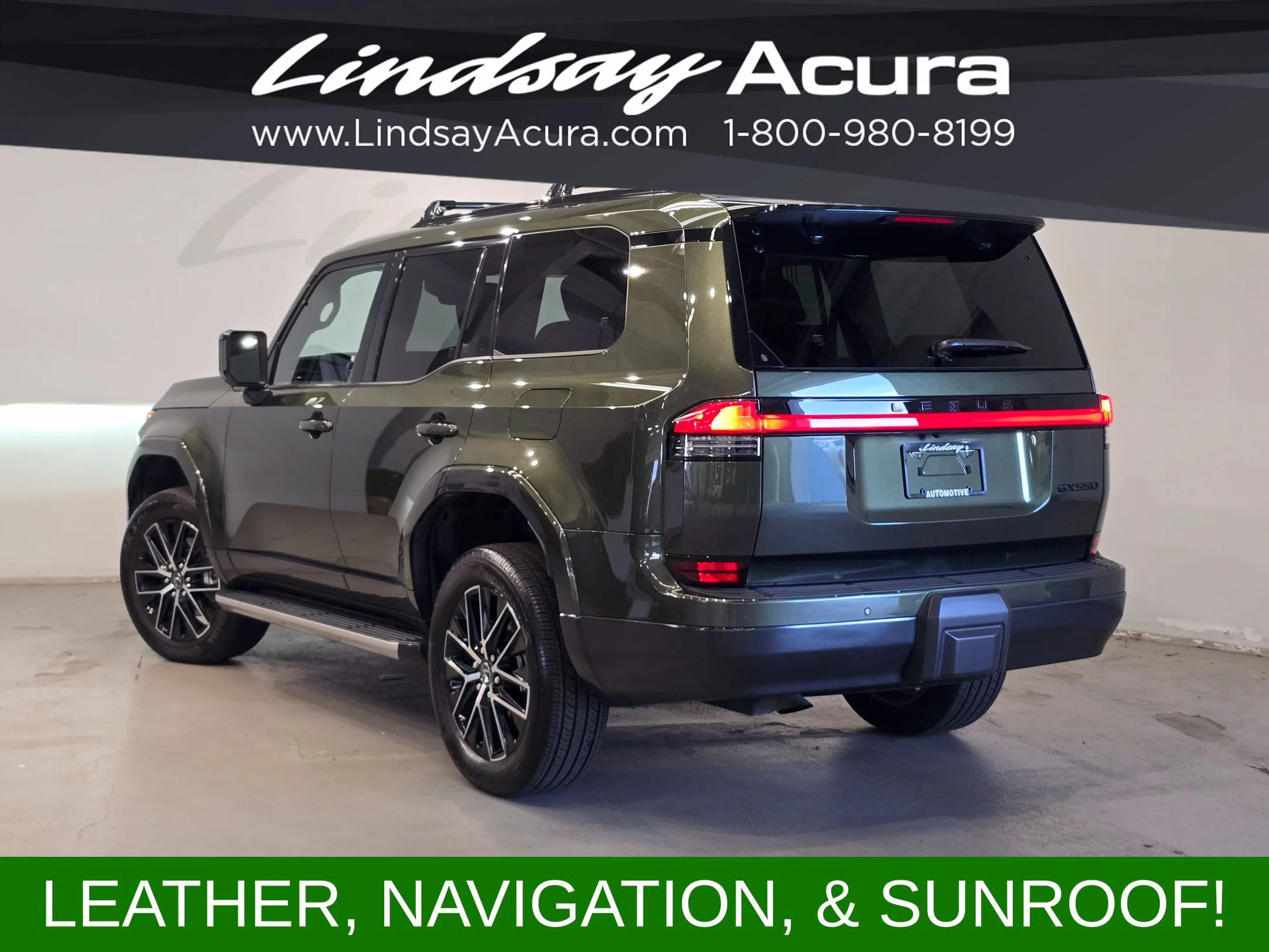 Used 2024 Nori Green Pearl Lexus 550 Premium+ image 4