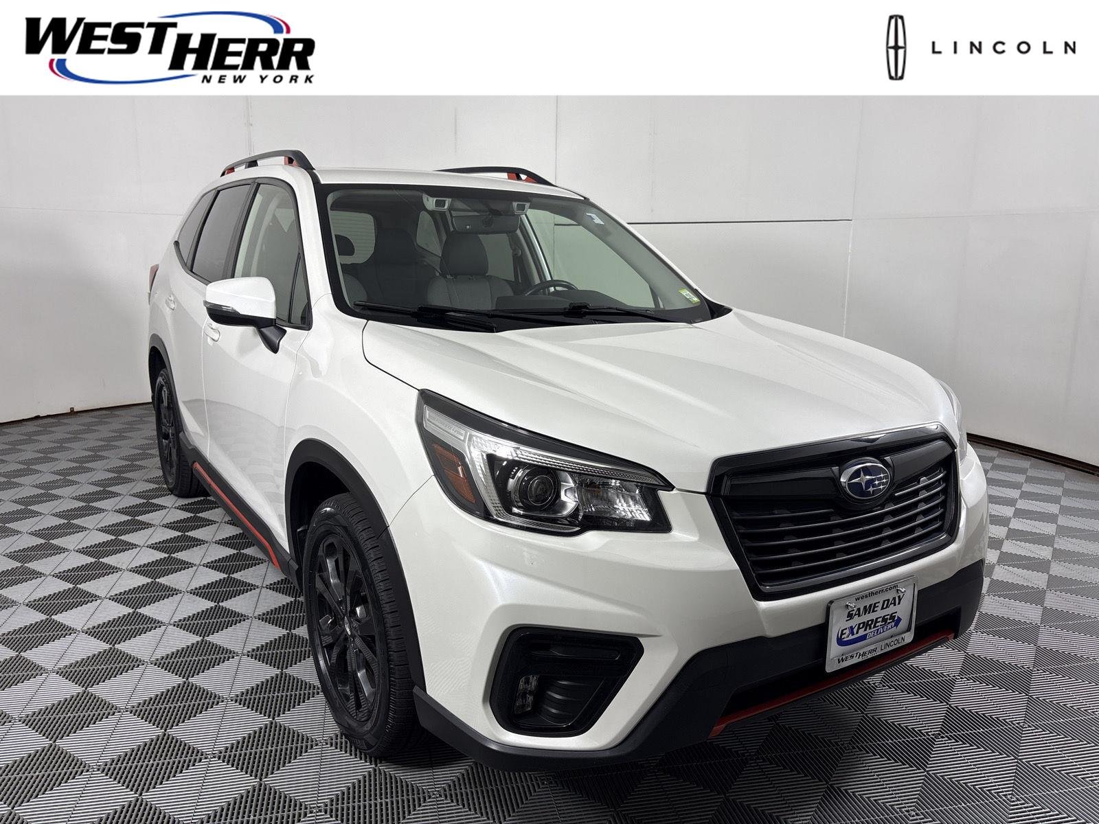 Used 2019 Crystal White Pearl Subaru Sport image 1