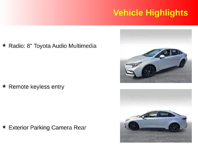 Used 2024 Silver Toyota SE image 3