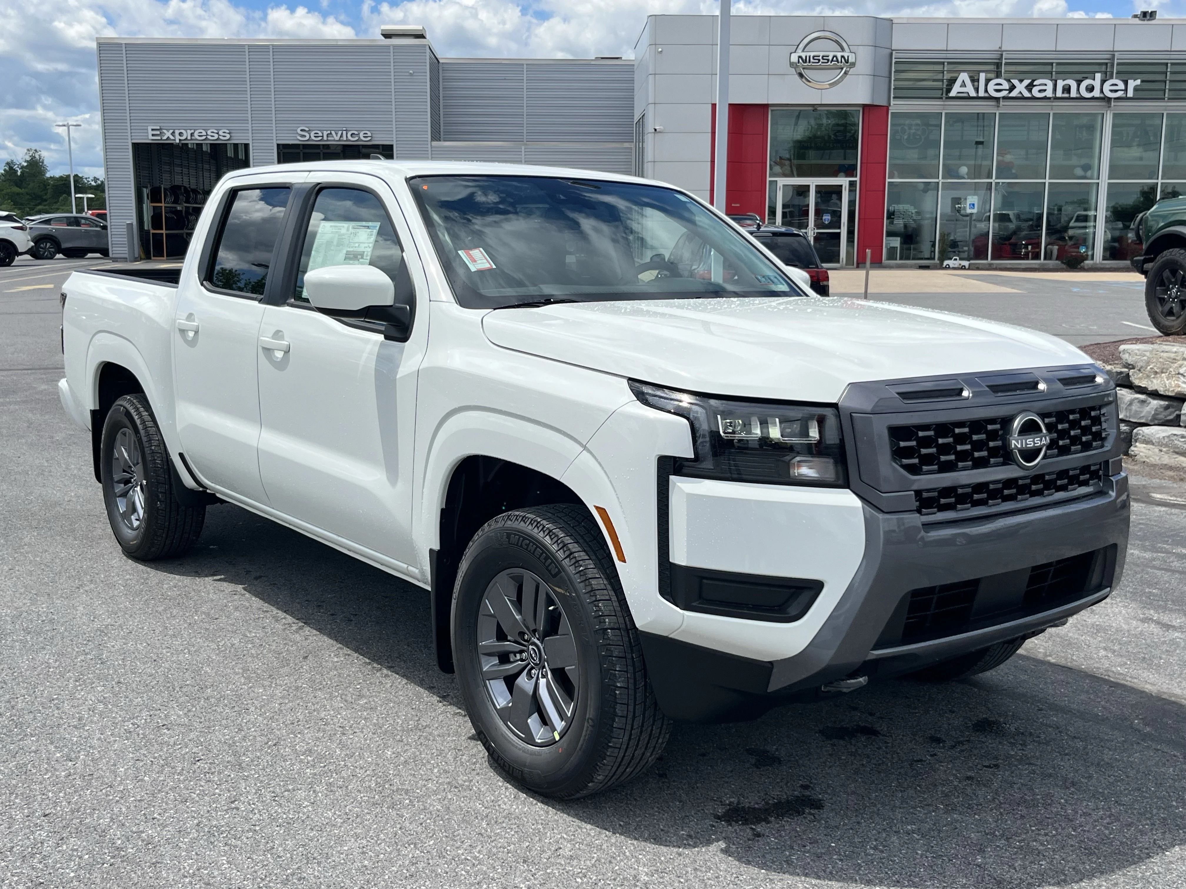 New 2026 Glacier White Nissan Crew Cab SV image 1