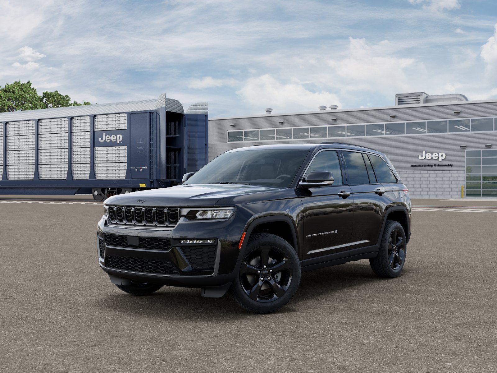 New 2026 Diamond Black Crystal Pearl-Coat Exterior Paint Jeep Limited image 27