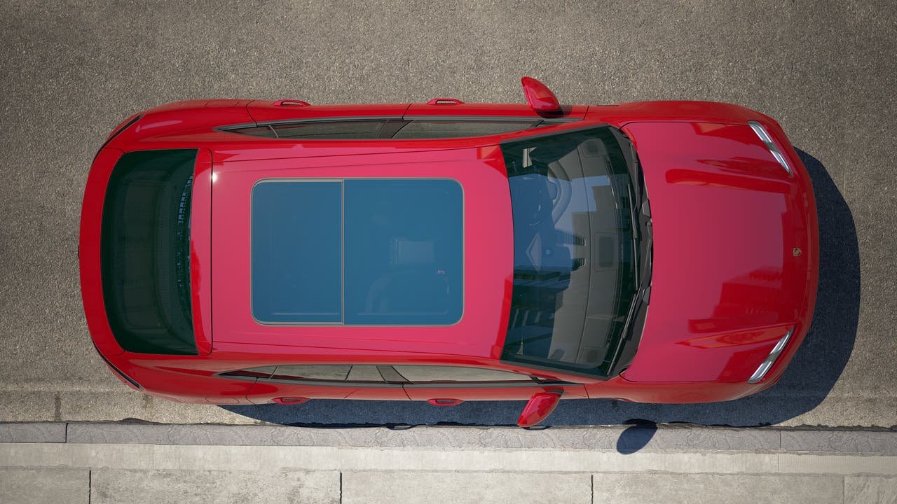 New 2027 Carmine Red Porsche Electric image 5