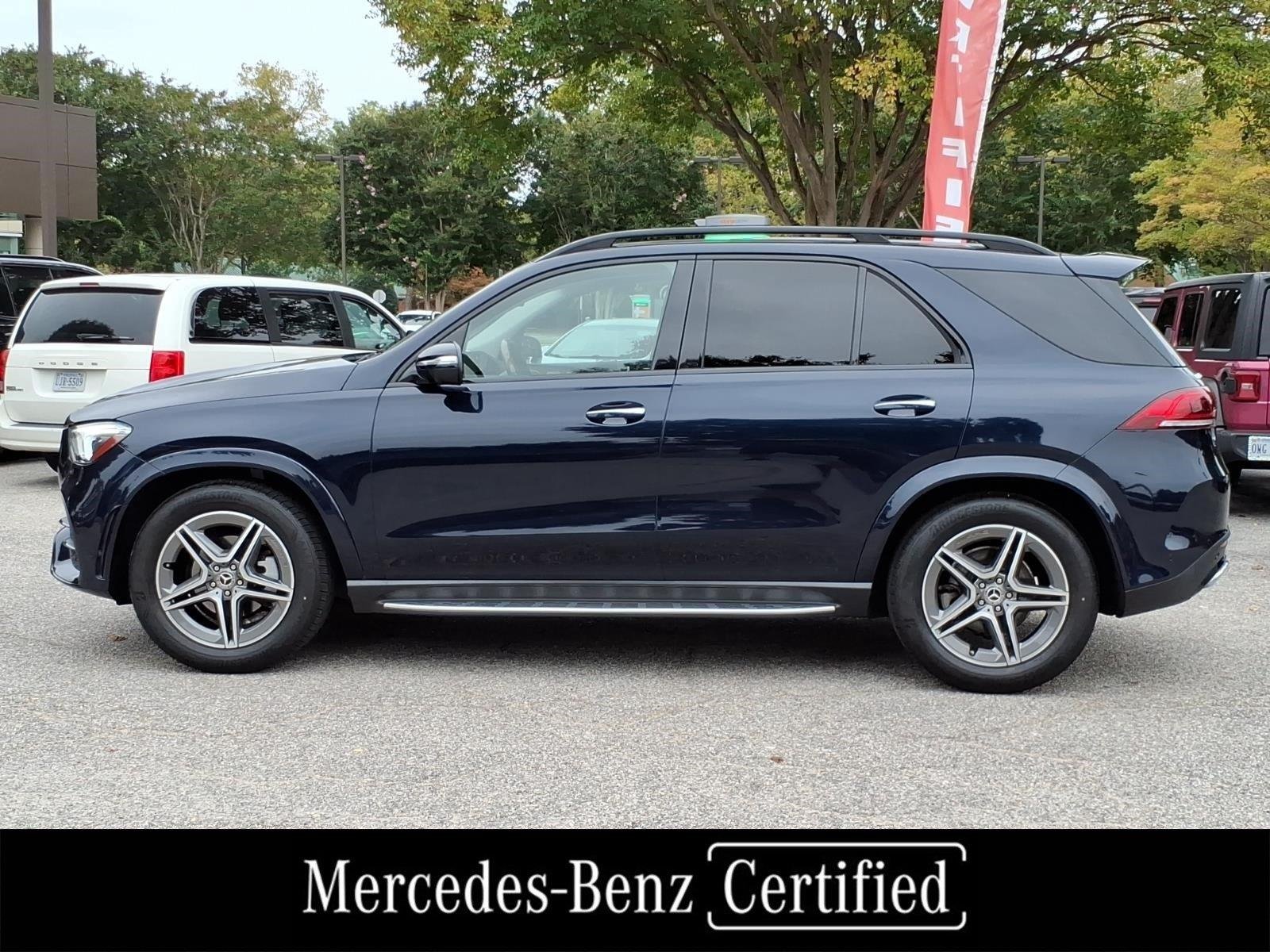 Used 2022 Lunar Blue Metallic Mercedes-Benz GLE 350 image 3