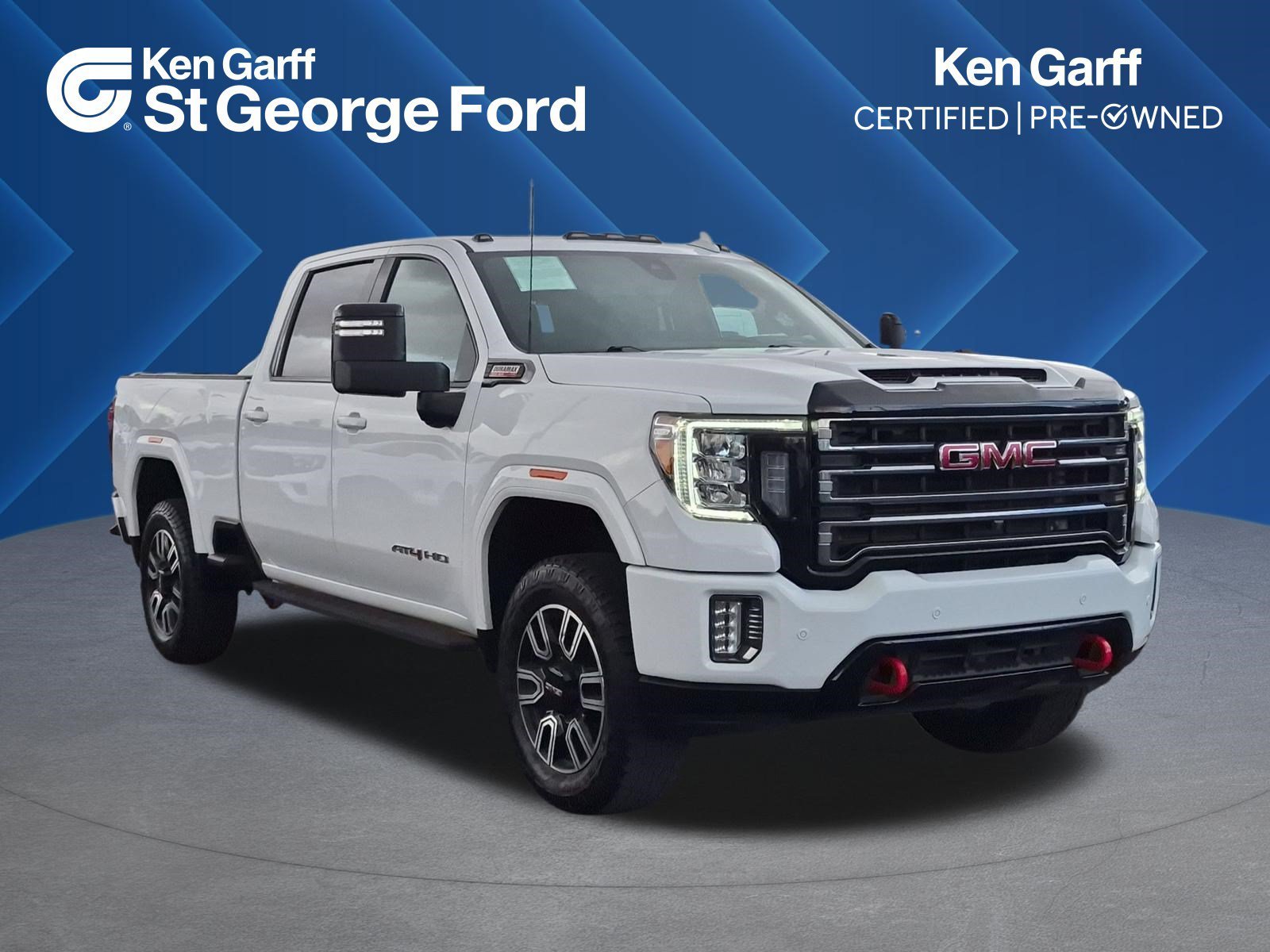 Used 2022 Summit White GMC AT4 image 1